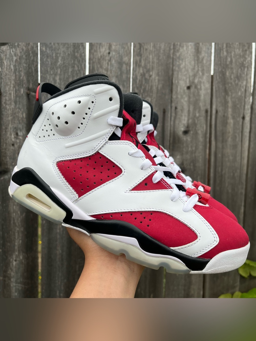Nike air Jordan 6 carmine size 9 men